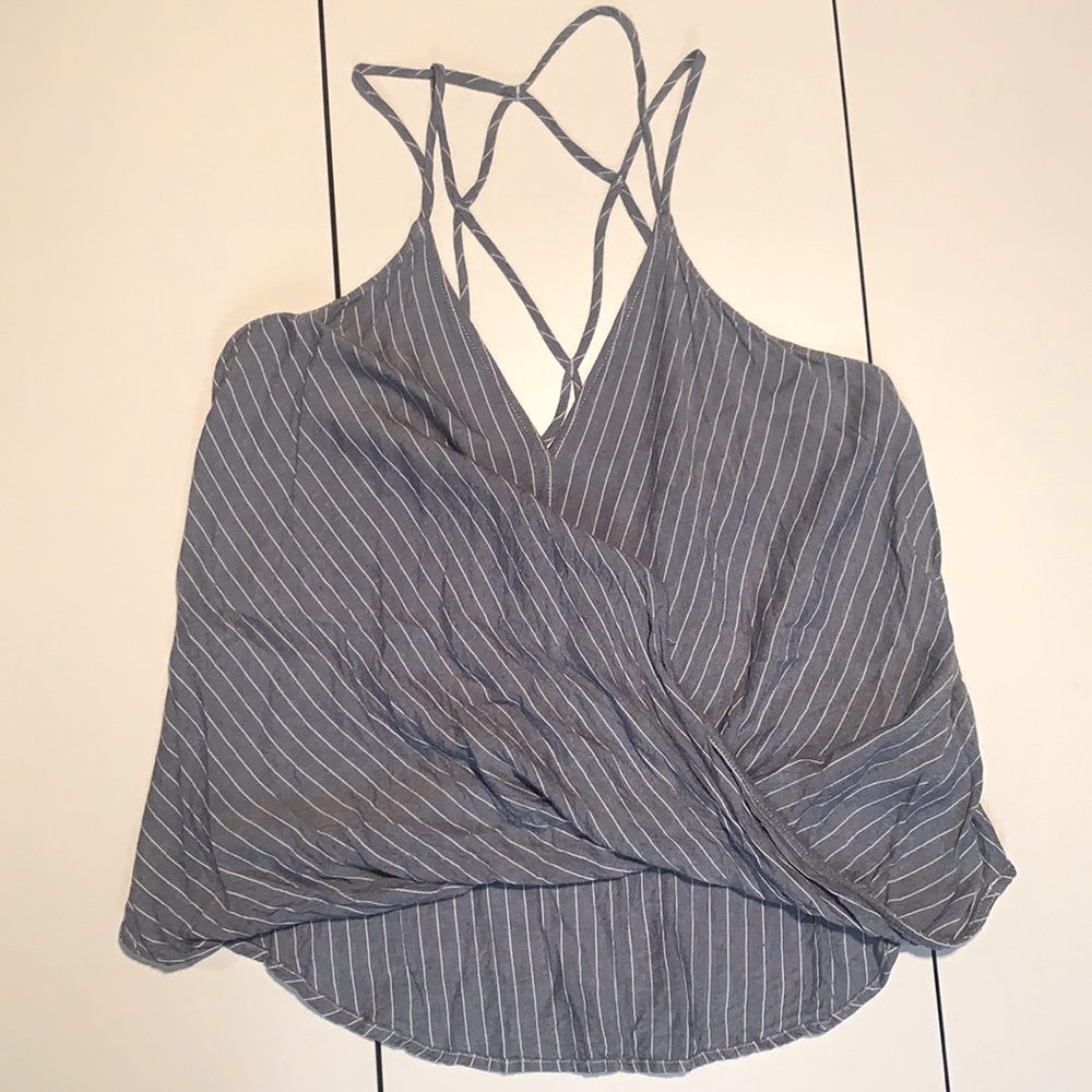 Naked Zebra Striped Tank Top